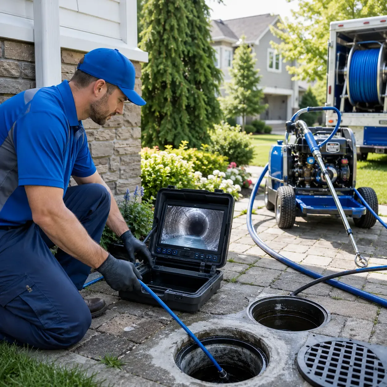 Outdoor drain cleaning professionals serving Webster City, IA
